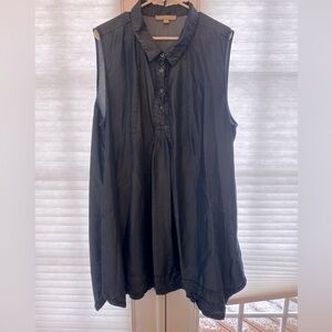 Sleeveless Light weight denim dress
